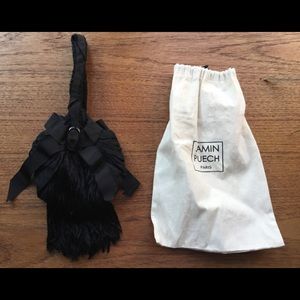 Jamin Puech black wristlet bag - preowned